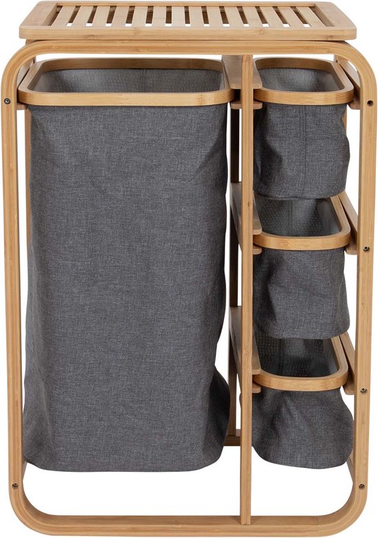 Bo-Camp - Urban Outdoor - Kast - Kemptown - Bamboe - Grijs van Bo-Camp — afbeelding 4