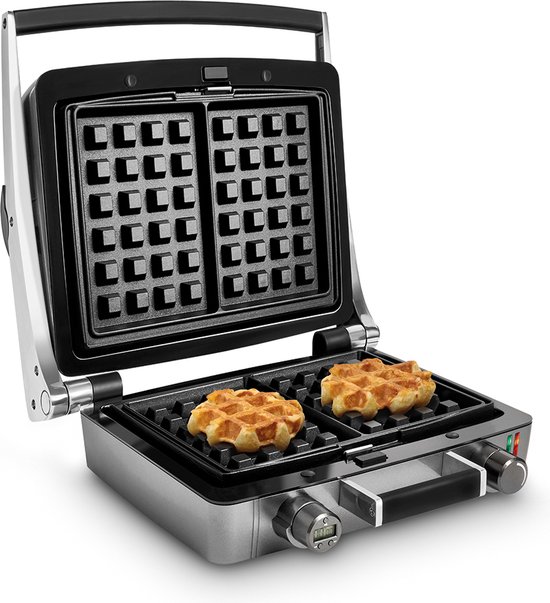 FRITEL Wafelijzer - WaffleTastic® CW 3658 - Wafelmaker PFAS vrij - Wafelmachine voor Brusselse/Luikse Wafels - Wafelbakijzer met Verwisselbare Platen - 1600W - Incl. 60' Timer van Fritel — afbeelding 4