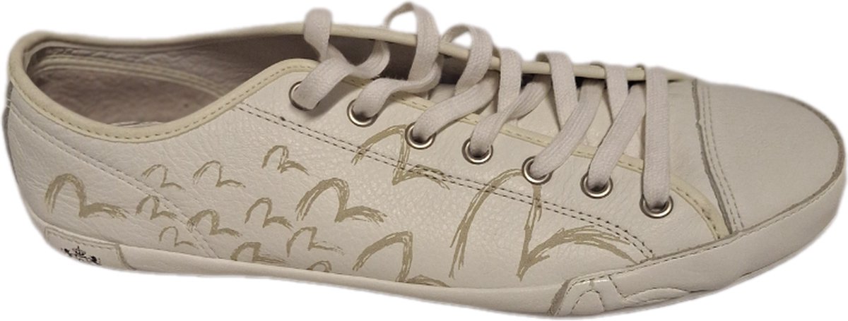 EVISU-SNEAKER-EVI-JOY-WHITE LEATHER-SIZE 40
