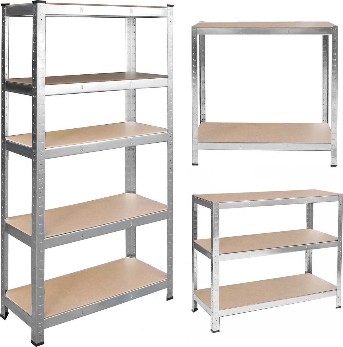 Metalen magazijnplank 180 x 90 x 40 Humberg 4846