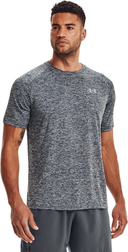 Foto: Under armour ua tech 2 0 short sleeve tee heren sportshirt blauw grijs maat xxl