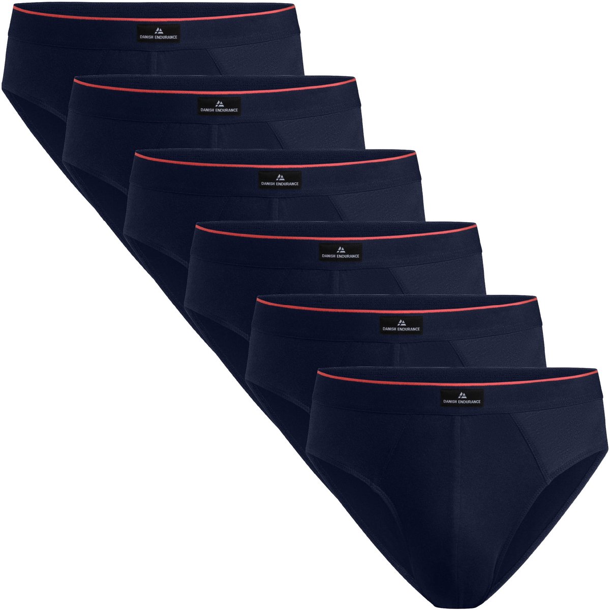DANISH ENDURANCE Slips - Zachte Katoenen Slips Ondergoed - Heren - 6 paar - XXL