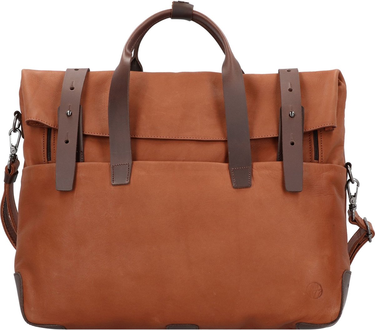 Harold's Mount Ivy Briefcase Rugzak Leer 42 cm Laptopcompartiment - 45cm (18 duim) - cognac/braun