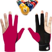 3 vingers snooker handschoenen, goedkope pool cue gloves billiard anti-slip goedkope handschoenen billiard pool handschoenen linkerhand slijtvast goedkope handschoenen accessoires voor mannen en vrouwen