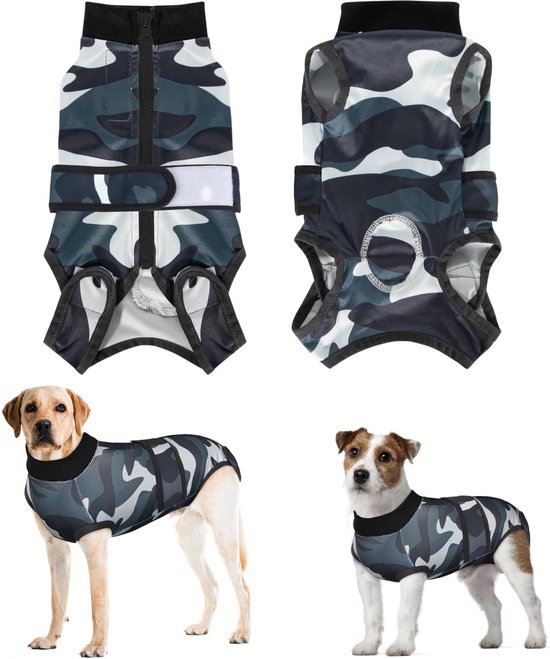 Qiyuant Eendelig herenpak met capuchon, eendelig comfort-pak voor volwassen, warm, pluizig, zacht, flanel, eendelige alles-in-één pyjama met rits, winternachtkleding overall, slaappak of