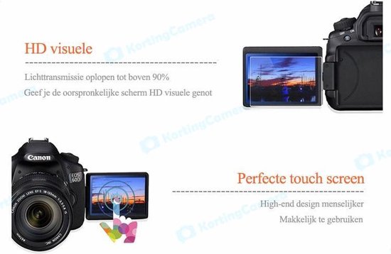 LCD screen protect beschermkap camera Canon 650D G16 SX700 - Merkloos