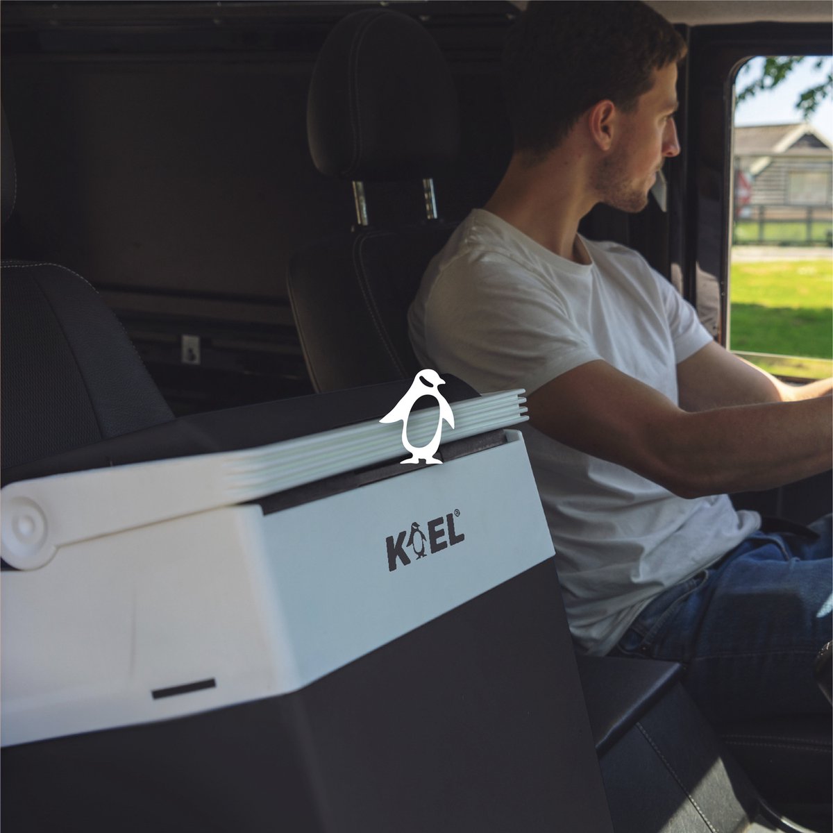 Koel Boks 25L - Koelbox Elektrisch 12V en 220V/230 Volt - Camping Koelkast voor Auto - Coolbox - Frigobox tot -19°C — afbeelding 2