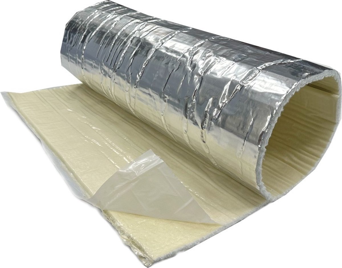 100 x 50 cm | 7 mm | THERMO BLOCK zelfklevend hittewerende glasvezel isolatiemat