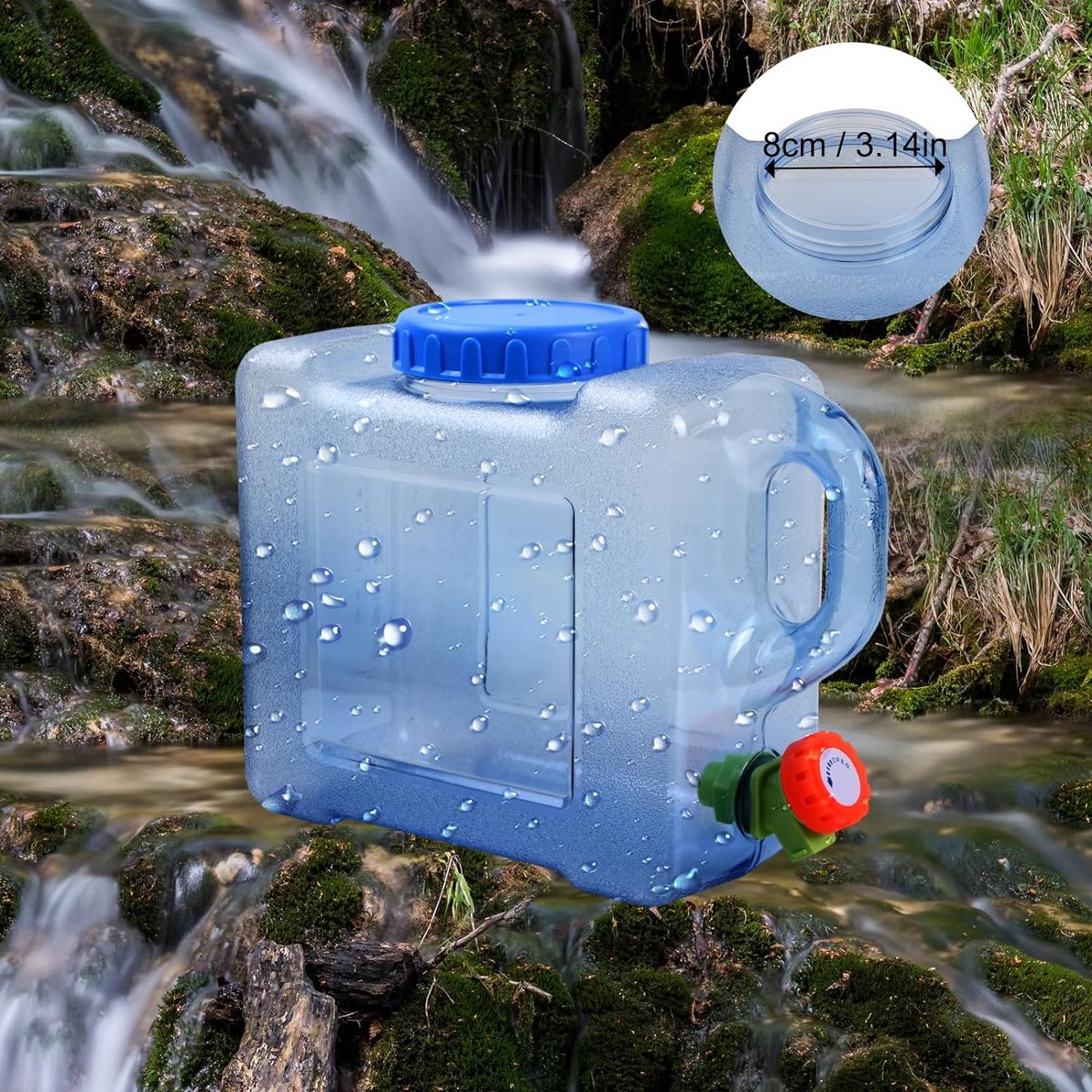 EDA - Jerrycan - Met kraan - 5 Liter - De Online Kampeerwinkel