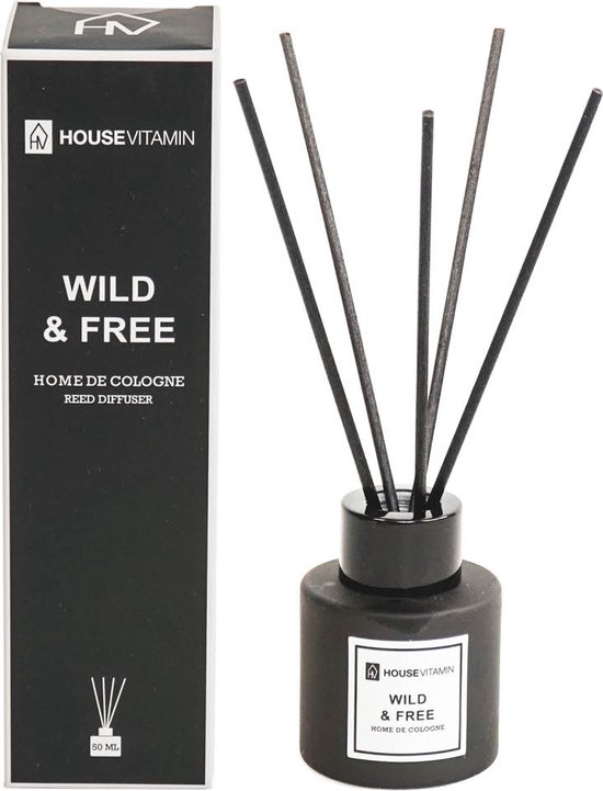 Housevitamin Home de Cologne Geurstokjes - 50 ml - Wild and free