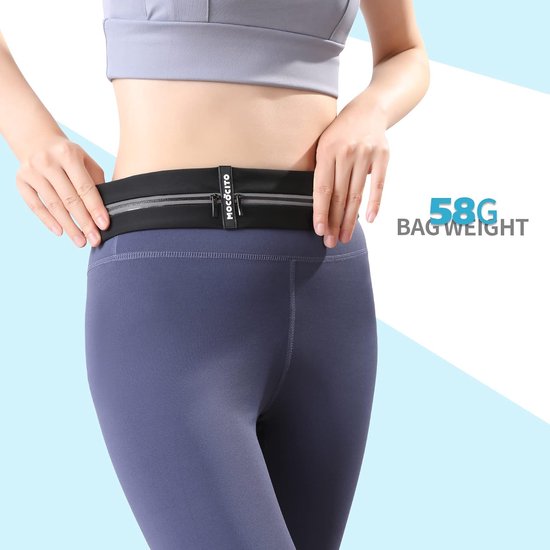 Fitgriff® Hardloopriem Telefoon (Running Belt) - Heren en Dames - Hardlopen Telefoonhouder voor Race, Joggen, Marathon - Voor Alle Mobiels (Roze 2, M-L