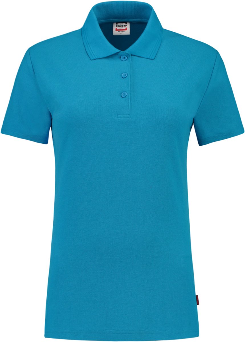 Tricorp 201006 Poloshirt Fitted Dames - Turquoise - 4XL