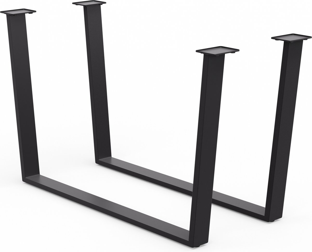 Blumfeldt Ayr - Tafelpoten-30 x 72 cm - Metaal - Zwart