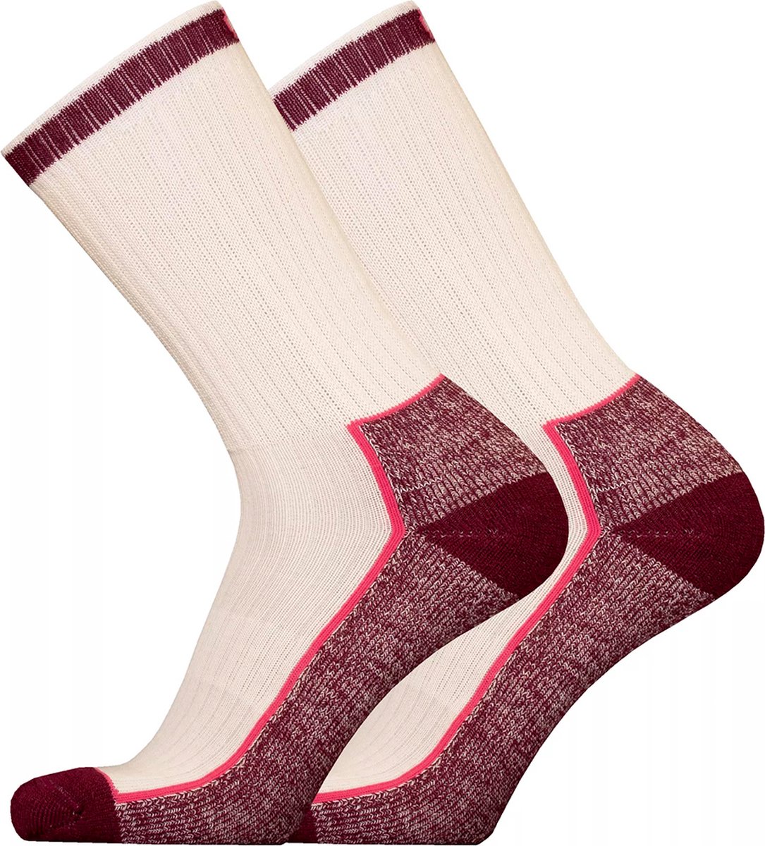 UphillSport 2-Pack Wandelsokken Merino Vierlaagse Duratech Heren Dames off 43-46 9277 Creme