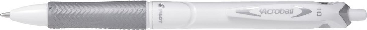 Pilot balpen Acroball Pure White grijs