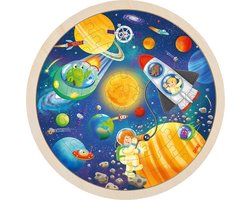 GOKI Puzzel - Ruimte - 57 Stukjes - Hout - 4 Jaar