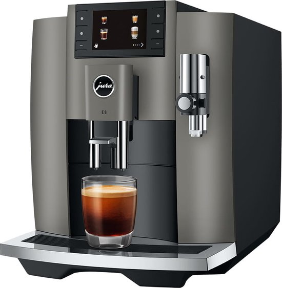 JURA - E8 Dark Inox (EC) - Volautomatische espressomachine