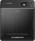 Zwarte Flashforge Adventurer 5M Pro 3D-printer met touchscreen.