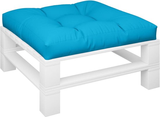 Palletkussen 80x80x12 cm stof blauw Palletkussen 80x80x12 cm stof blauw