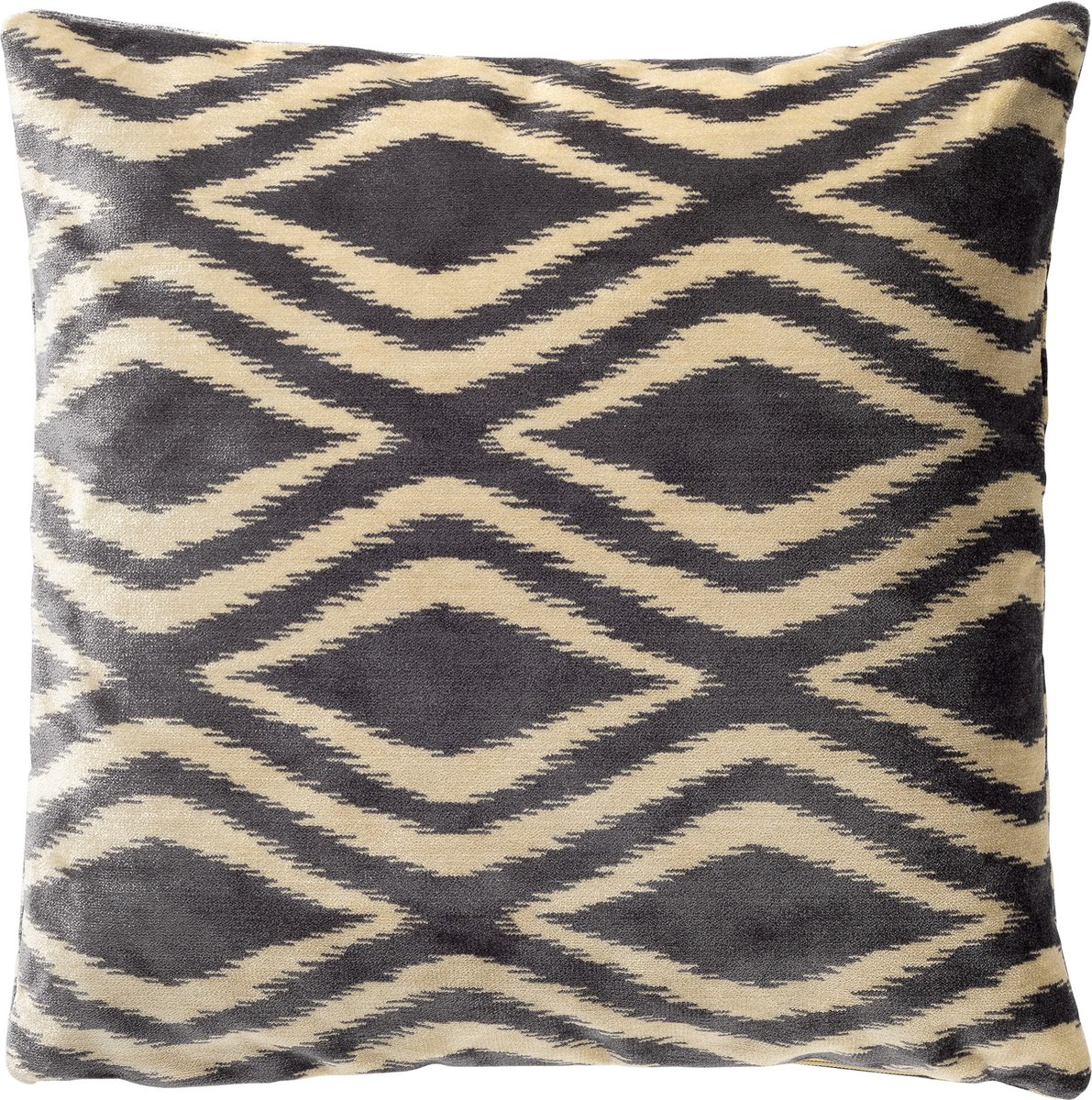 Hoii AMORA | sierkussen 45x45 cm | Charcoal Gray | antraciet | Hoii | met duurzame kussenvulling