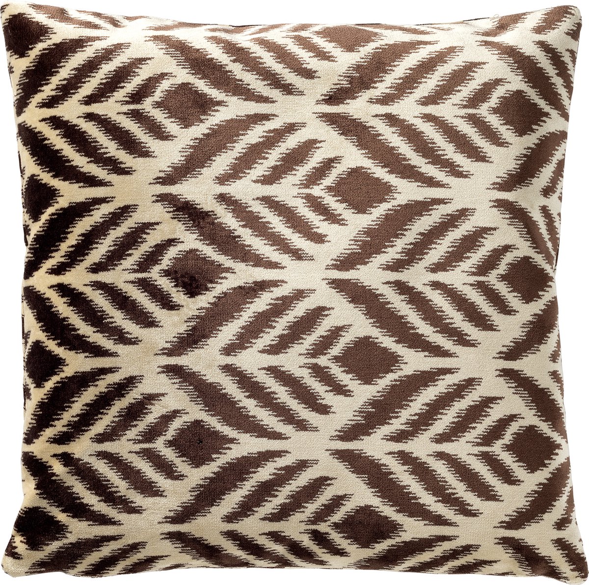 Hoii ALEXA | sierkussen 45x45 cm | Chocolate Martini | bruin | Hoii | met duurzame kussenvulling Donkerbruin