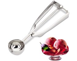 Finnacle - Ontdek de ultieme ijsbeleving met de veelzijdige Ijsschep - Ijslepel - RVS - 39MM - Maak perfecte ijsbolletjes en geniet van heerlijk ijs met de Icescoop en Ijstang!