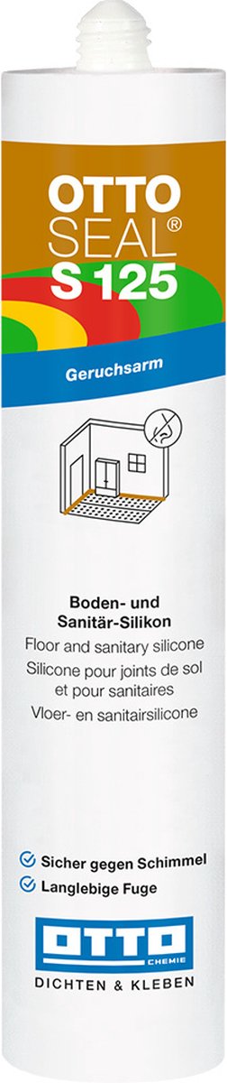 Ottoseal S125 Sanitair Siliconenkit 310ml - Zilvergrijs C94
