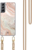 Marron, Beige, Vagues de Marbre, Bandoulière