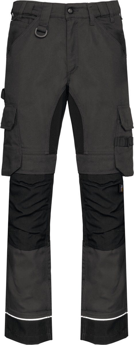 WK. Designed To Work Gerecycleerde performance heren werkbroek WK743 - Dark Grey / Black - 52 NL (46 FR)