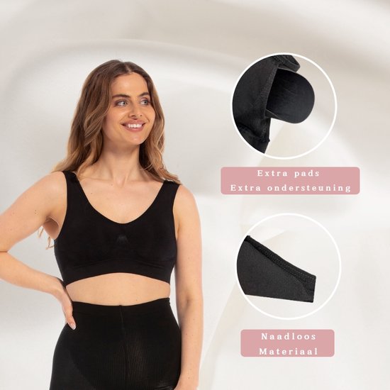 MAGIC Bodyfashion Comfort Bra Zwart Vrouwen - Maat M