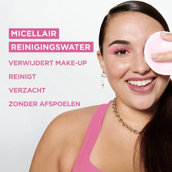 Garnier SkinActive Micellair Reinigingswater voor de Gevoelige Huid – Milde Gezichtsreiniging – Zachte Make-Up Remover - Reisformaat - 6 x 100ml