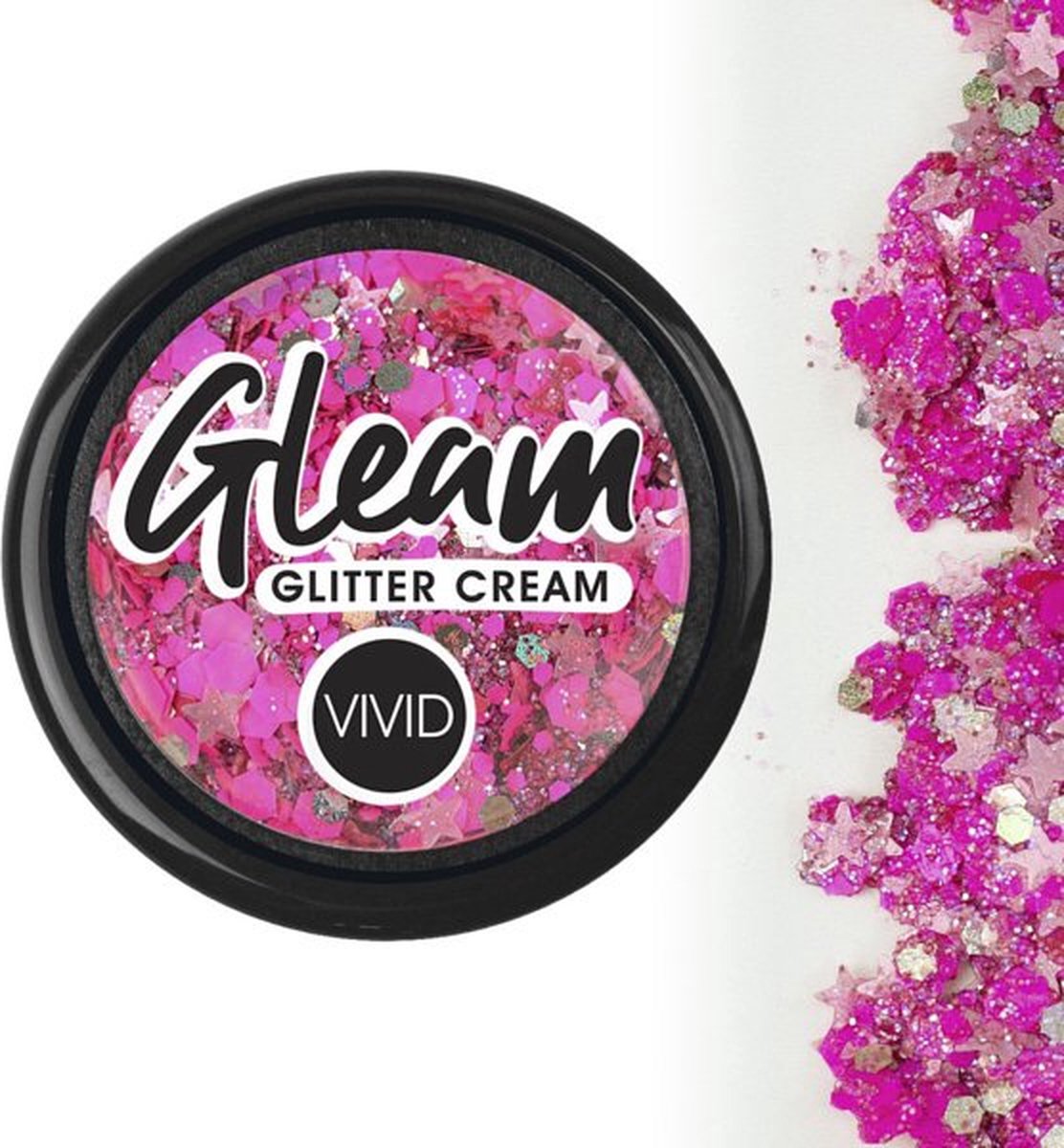 Vivid Chunky Glitter Cream Watermelon 7,5gr