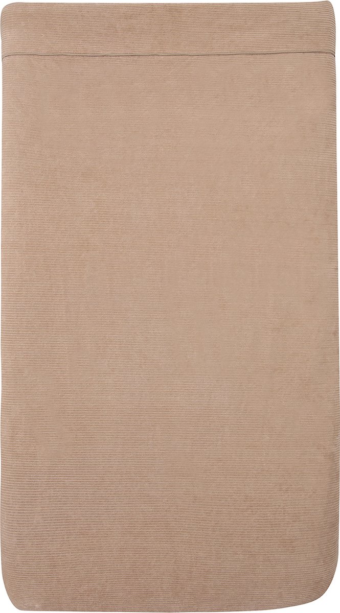 Witlof For Kids Ledikantdeken Tuck-Inn Urban Taupe Velvet Rib 60 x 120 cm