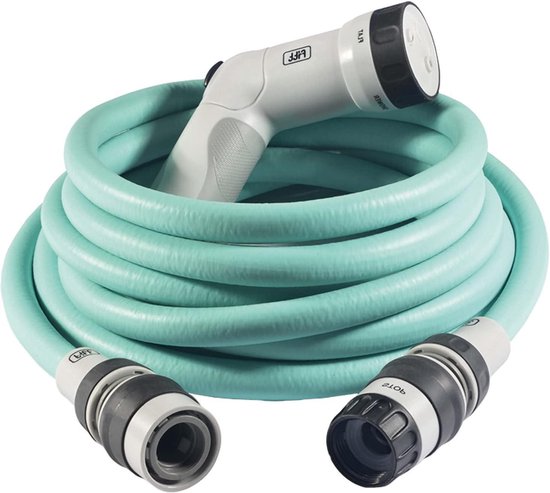 Telescopic Spring Hose, Flush Garden Water Hose EVA 7 Modes for Watering Plants Telescopic Spring Hose, Flush Garden Water Hose EVA 7 Modes for Watering Plants
