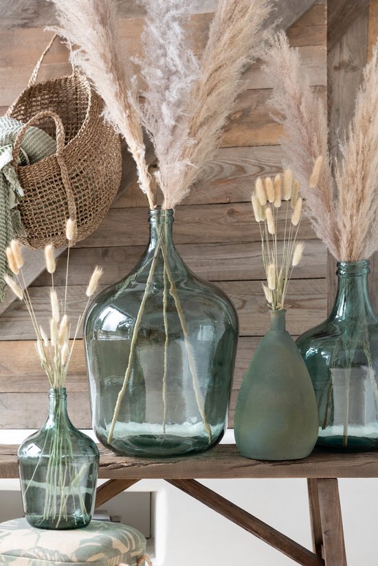 J-Line vase Carafe - verre - vert - large - Ø 37 cm