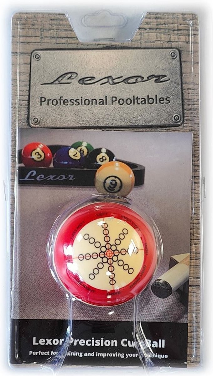 Lexor Officiële Trainingsbal met instructies 57,2mm - Pool Trainingsball With Instruction Book