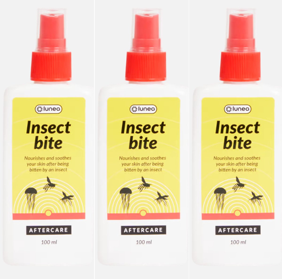 Na-de-beet insectenspray - Voordeelpak - 3 X 100 ml - Tegen wespensteken, muggenbeten en kwallensteek