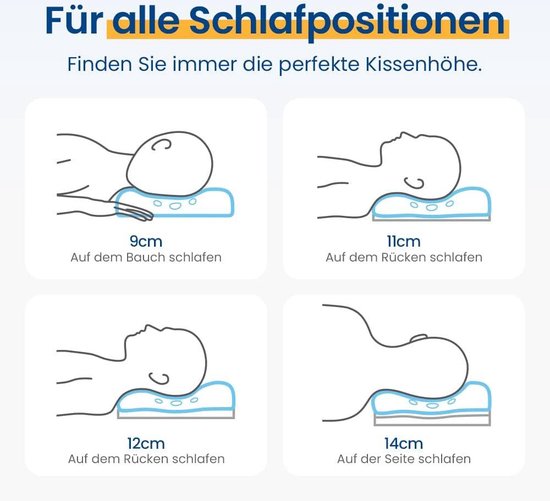 sleepling Orthopedisch neksteunkussen, traagschuim visco
