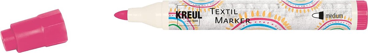 KREUL 90763 markeerstift 1 stuk(s) Fibre tip Roze