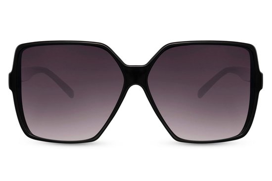 Joboly Vierkante Designer Zonnebril - Zwart Frame - Zwarte Lenskleur - Dames van Joboly — afbeelding 2