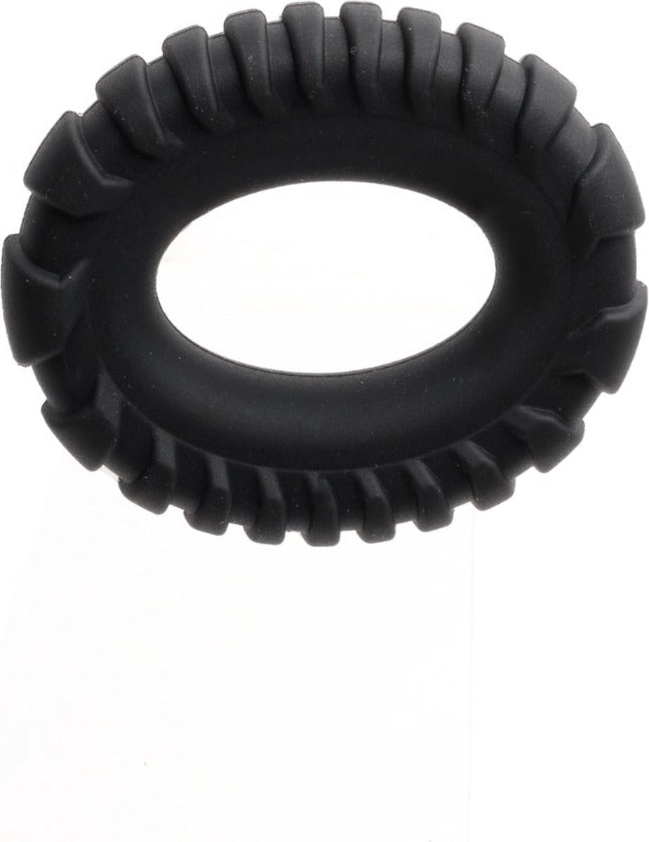 Sport Fucker - Traction - Siliconen Cockring - Zwart
