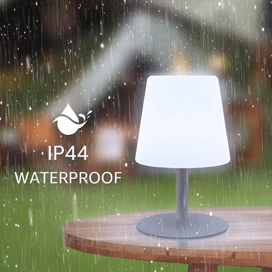 meoaow Tafellamp, draadloze led-tafellamp met accu, bedlampje, dimbaar, 3000 K-6500 K, met USB-C touch-lamp, zwart, tafellampen voor slaapkamer, eetkamer, kantoor
