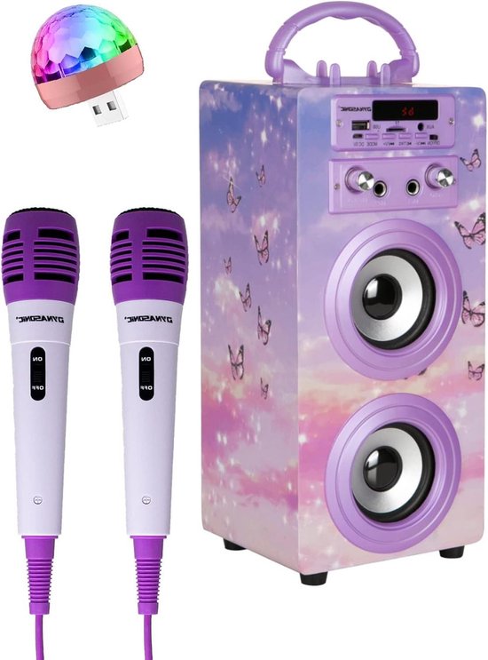 Karaoke Set Voor Volwassenen Met Microfoon Spreker Draagbaar 