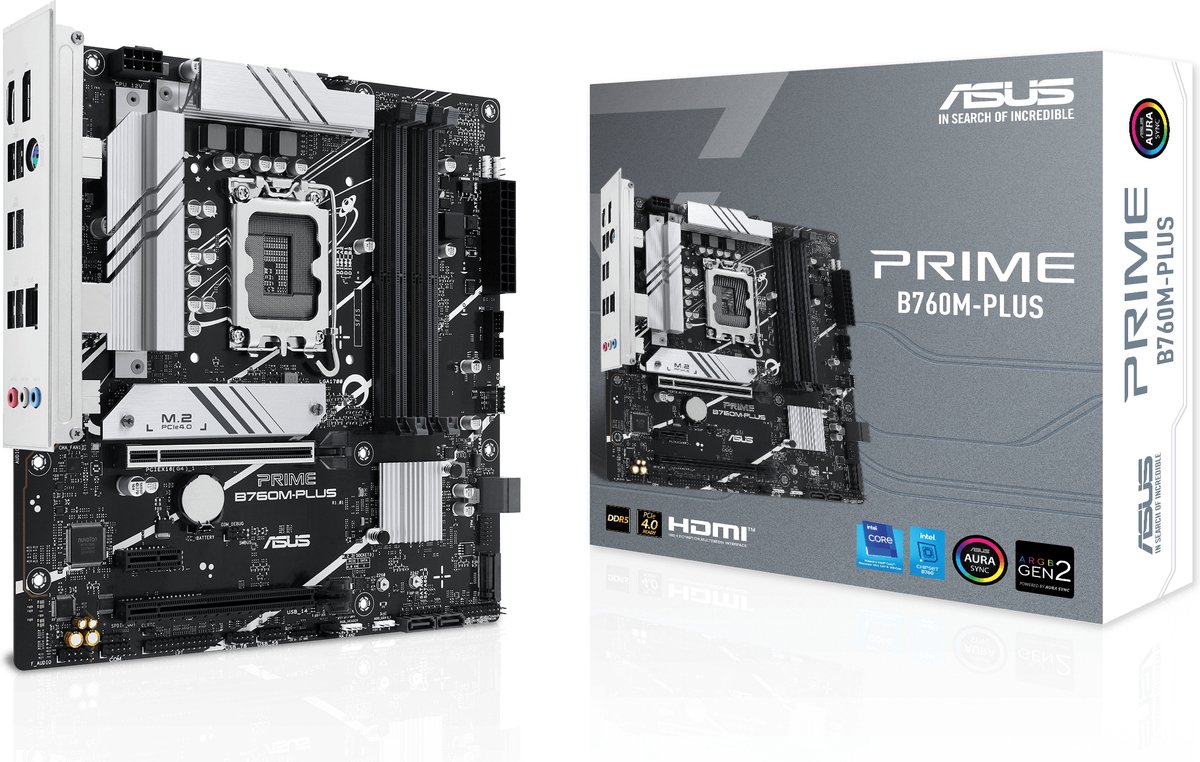 ASUS PRIME B760M-PLUS Intel B760 LGA 1700 micro ATX