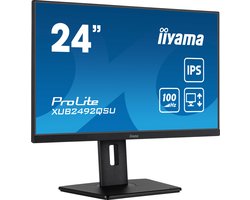 iiyama ProLite XUB2492QSU-B1 - 24 inch - QHD - IPS - USB-Hub (3x) - Verstelbaar