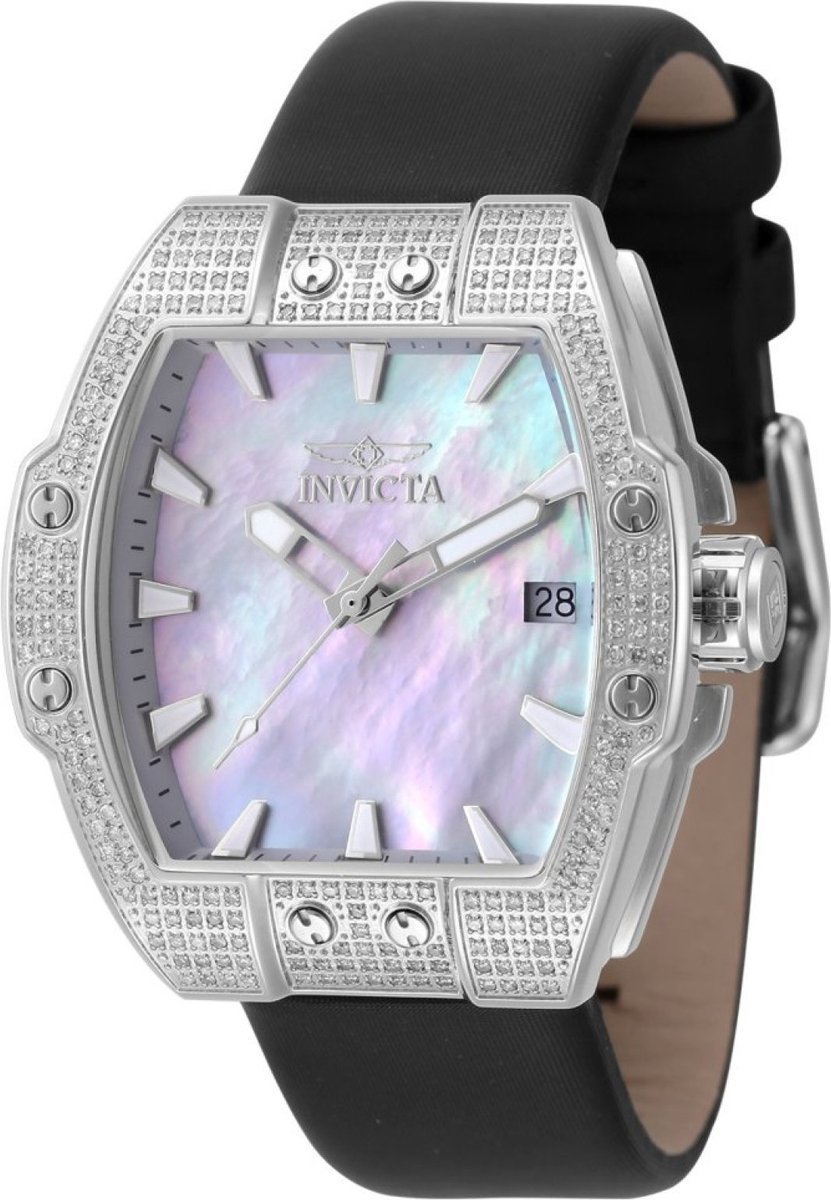 Invicta S1 Rally 45712 Quartz Dameshorloge - 38mm - Met 246 diamanten