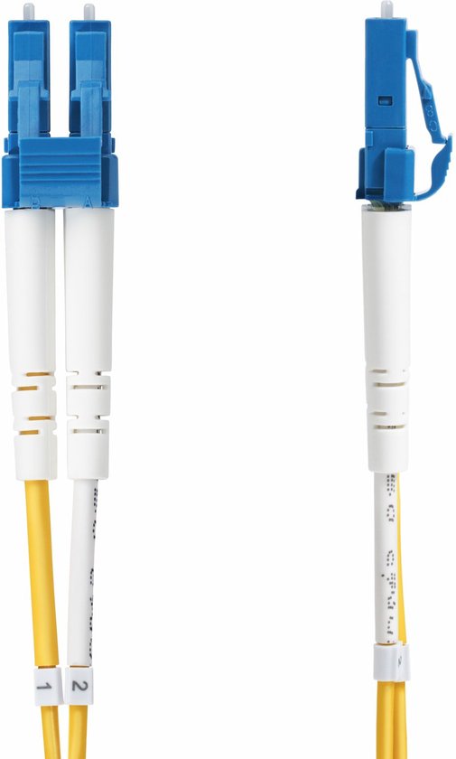 StarTech.com 5m LC naar LC (UPC) OS2 Single Mode Duplex Glasvezel Kabel, 9/125µm, Laser Optimized, 100G, Flexibel Buigen, Low Insertion Loss, LSZH Fiber Patchkabel