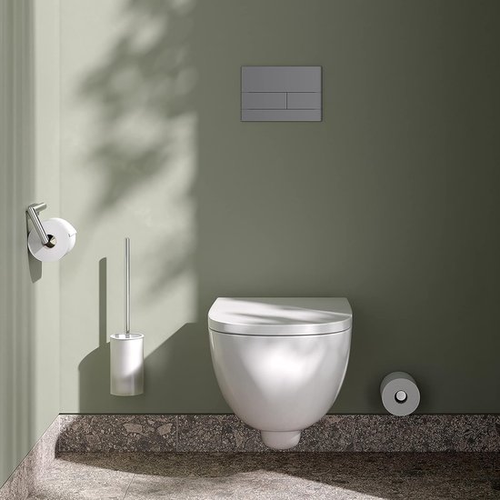 Keuco Edition 11 - Toiletrolhouder, zwart chroom geborsteld 11162130000
