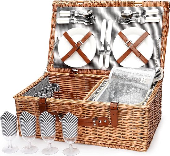 Picnic basket - Onbekend - koffer met groot koelvak (4 personen) - Catawiki