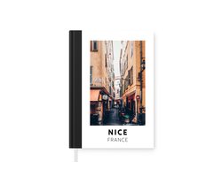 Notitieboek - Schrijfboek - Frankrijk - Nice - Weg - Notitieboekje klein - A5 formaat - Schrijfblok